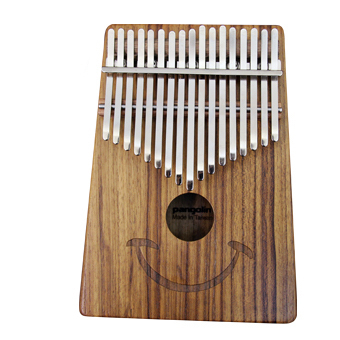 卡林巴拇指琴 微笑17音 緬甸柚木單板 消光銀鋼片組 附台灣製軟盒