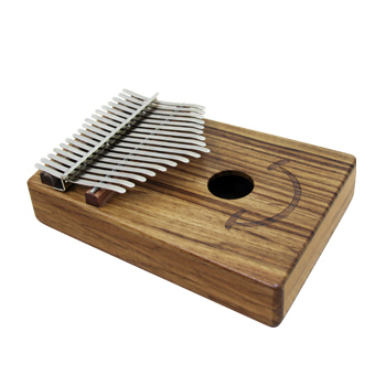 卡林巴拇指琴 微笑17音 緬甸柚木單板 消光銀鋼片組 附台灣製軟盒 第 3 張圖片｜三峽鼓 / 打擊