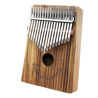 卡林巴拇指琴 微笑17音 緬甸柚木單板 消光銀鋼片組 附台灣製軟盒