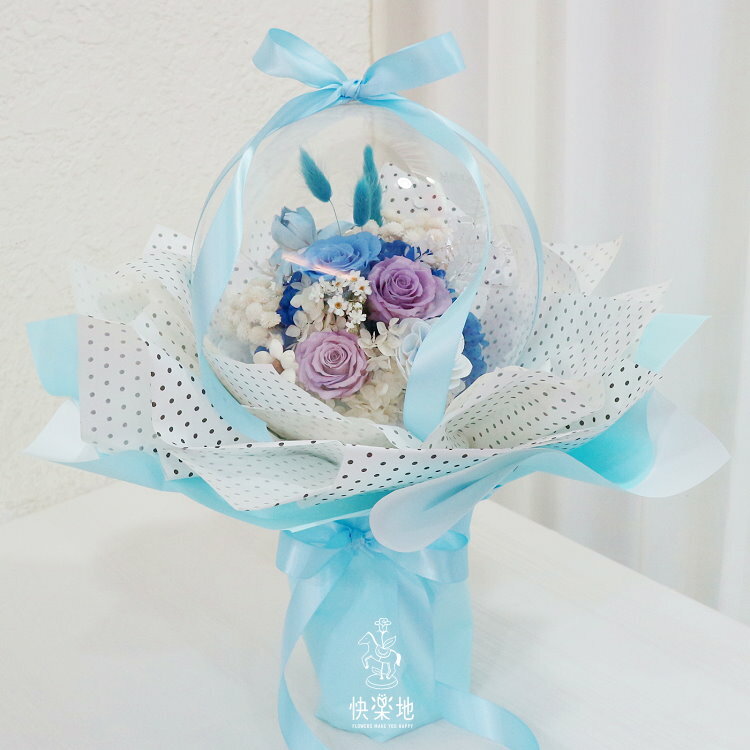 ❖全省可宅配❖ 藍莓波波 I 永生花 ‧ 不凋花  PF220262