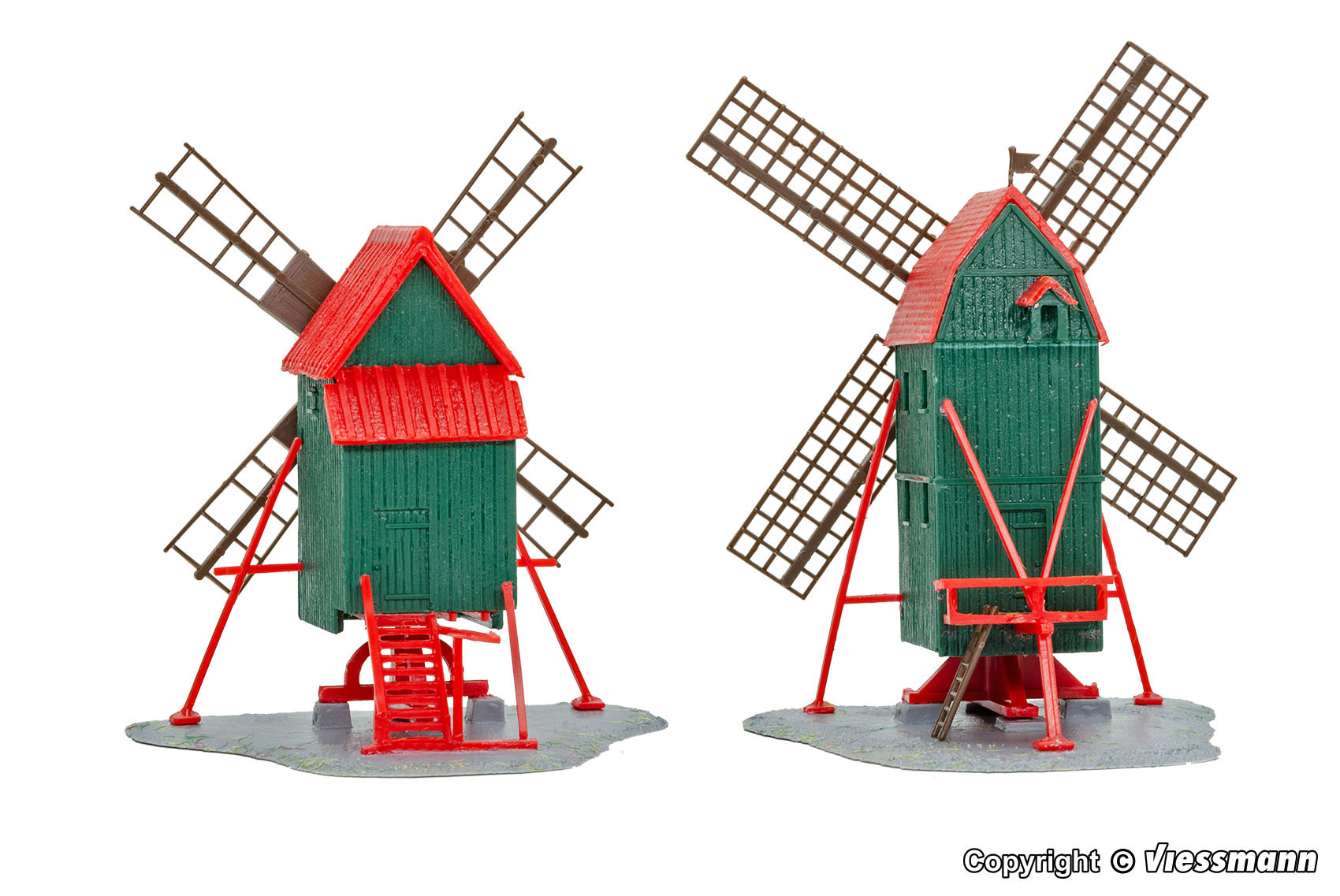 Kibri 37156 N Scale Windmill 2 pieces