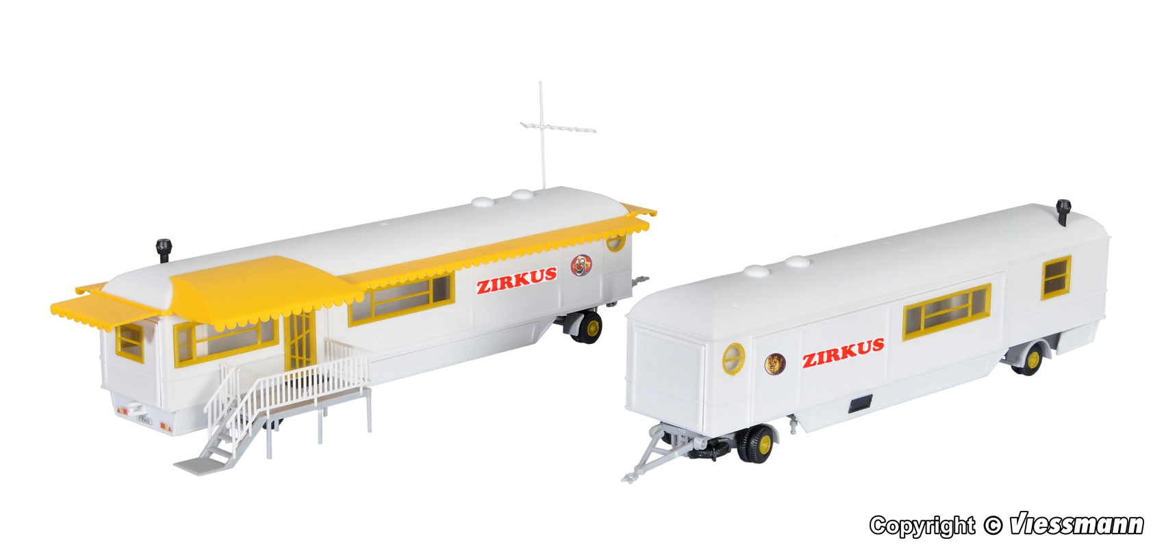 Kibri 15704 HO Scale Funfair trailer 2 pieces