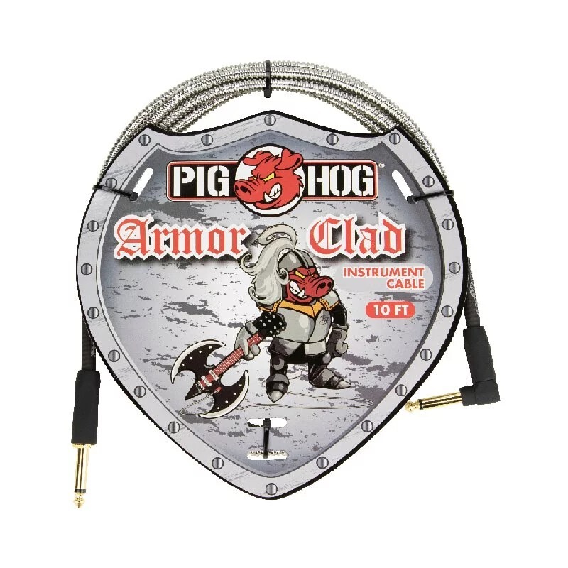 PIG HOG PIG HOG 金屬外皮 雙直頭 直L頭 樂器導線 Armor Clad 第 2 張圖片｜三峽配件 / 週邊