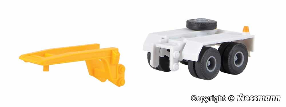 Kibri 15708 HO Scale LIEBHERR SK 20 with 2 trailers