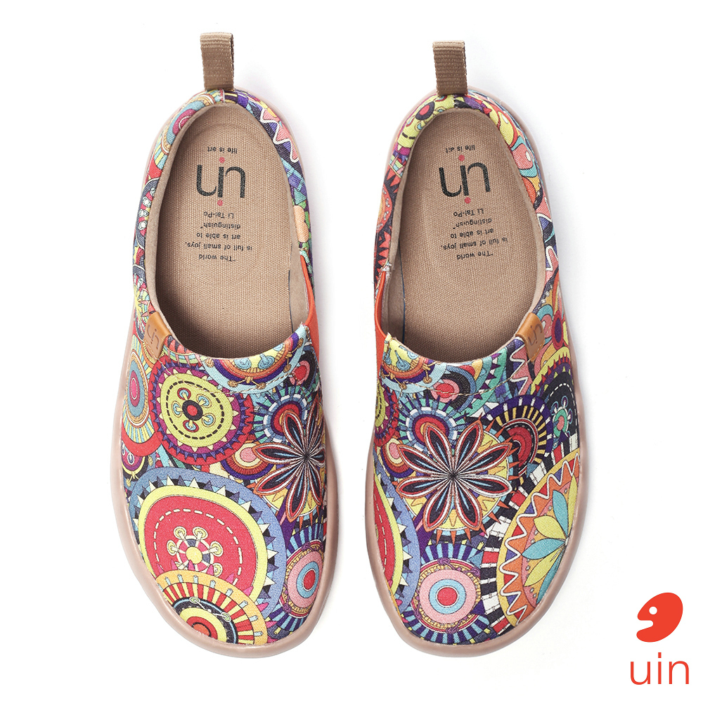 【 Uin 】西班牙原創設計 | 花花世界 女鞋 彩繪鞋 休閒鞋 懶人鞋
