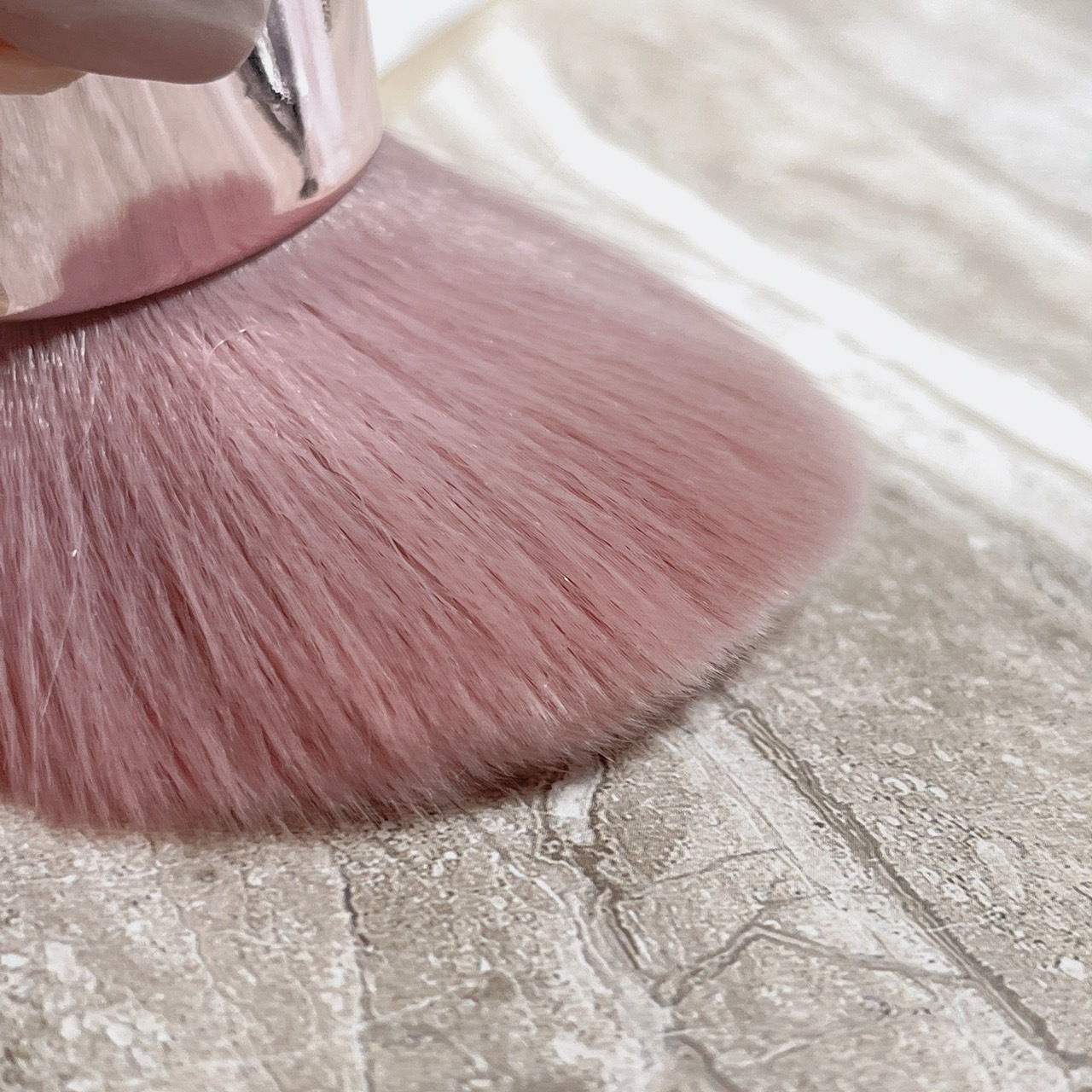 可愛粉色餘粉刷