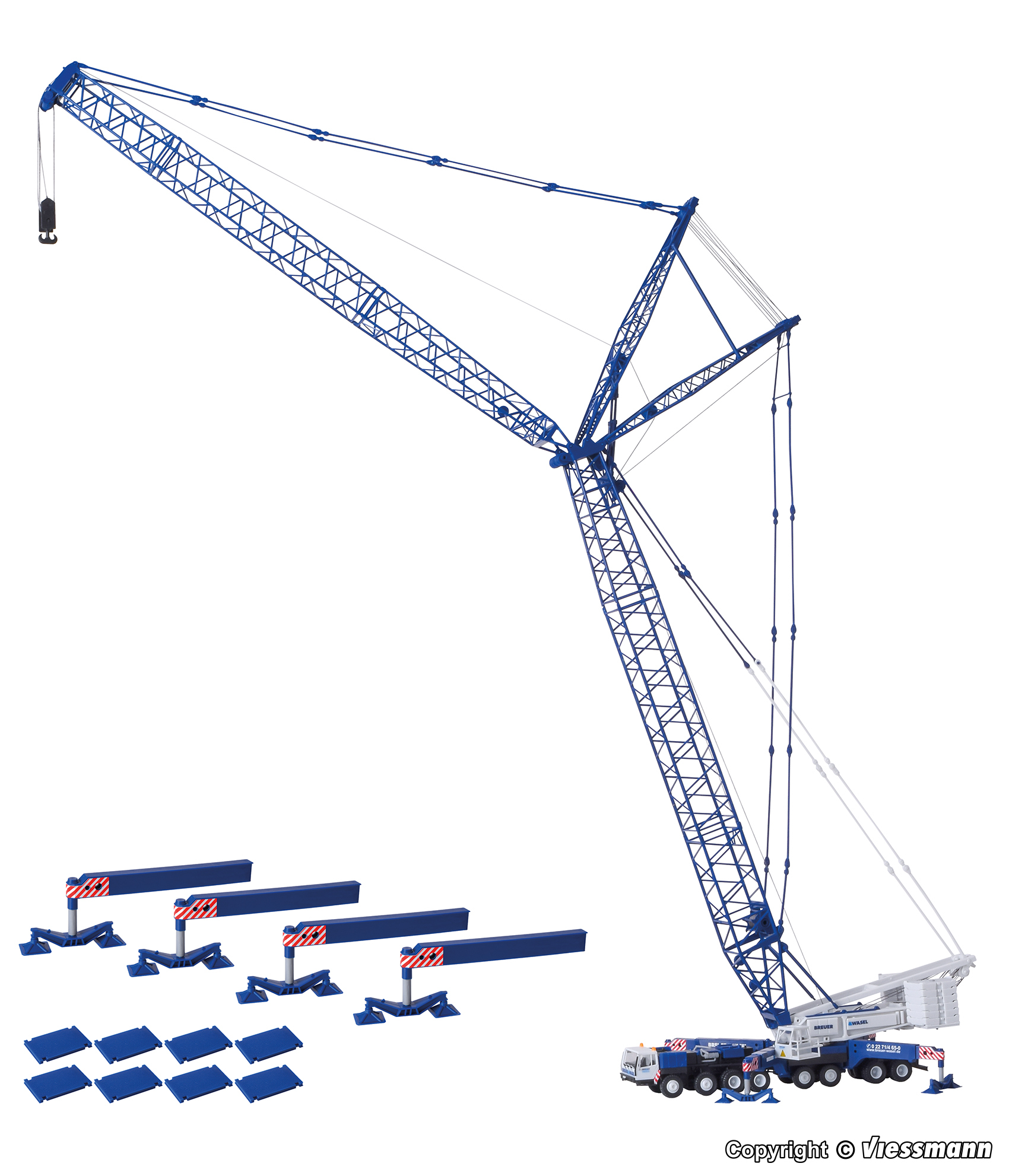 Kibri 13061 HO Scale LIEBHERR LG 1550 BREUER & WASEL