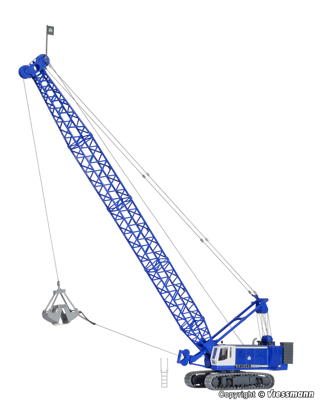 Kibri 13036 HO Scale LIEBHERR 883 cable excavator with grabber for civil engineering