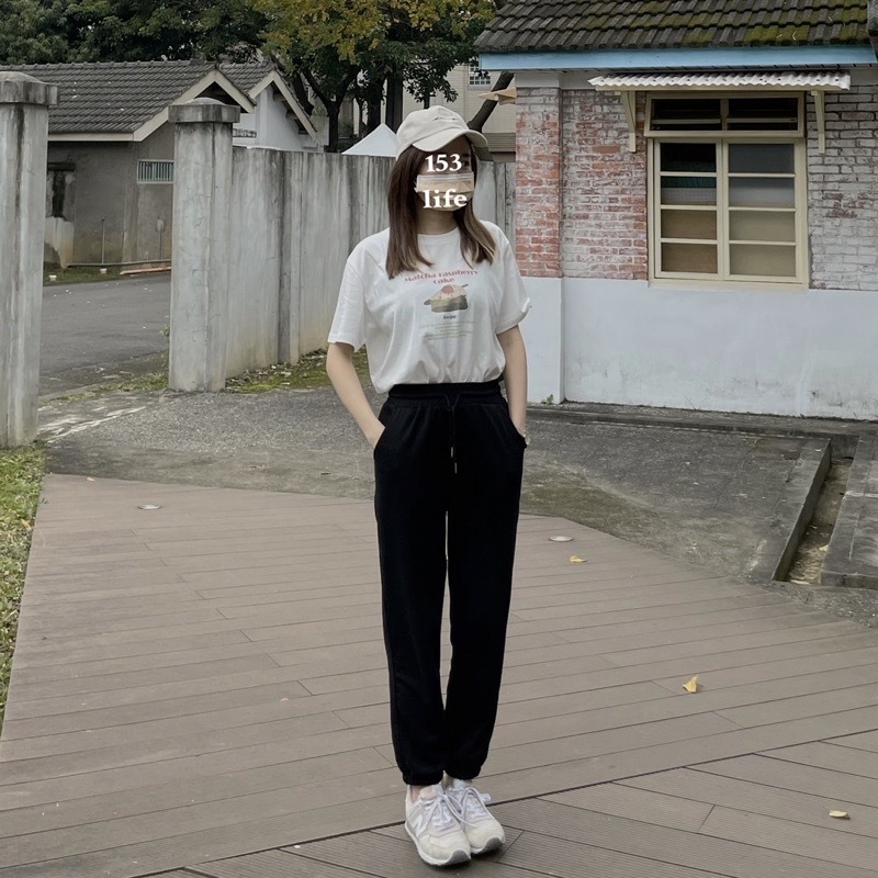 小個子薄款棉質綁帶束口褲XXS-L(2色)