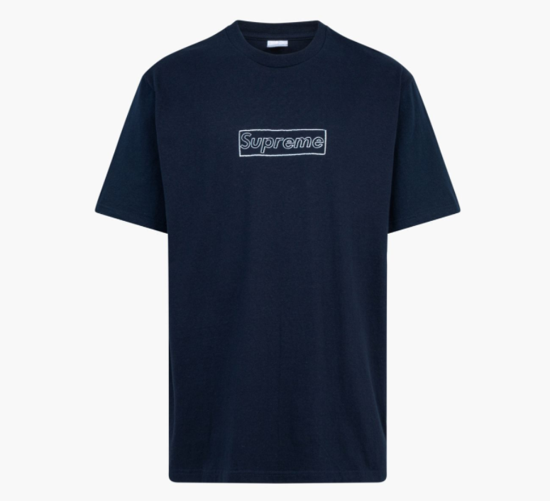 数量限定販売 supreme KAWS Chalk Logo Tee Black 黒 XL | www.tana ...