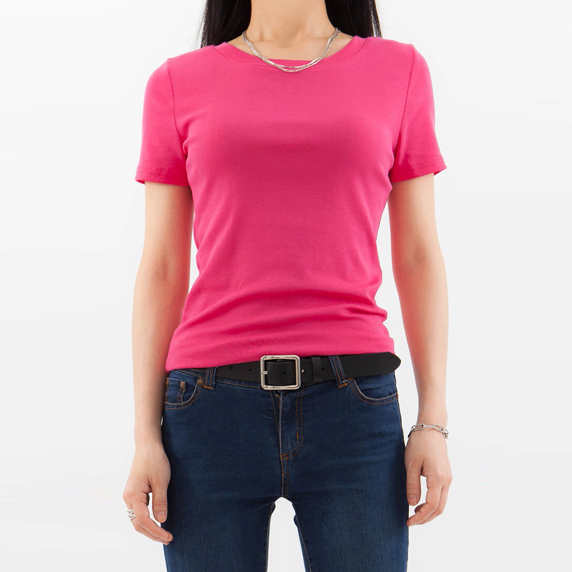 圓領棉質短袖上衣