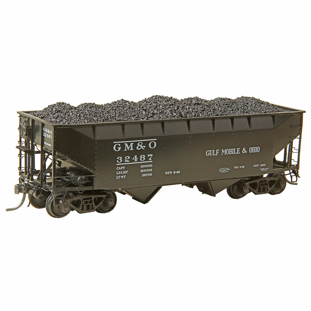 Kadee 7525 HO Scale Gulf, Mobile & Ohio GM&O #32487 - 50 Ton AAR "Standard" 2 Bay Open Hopper
