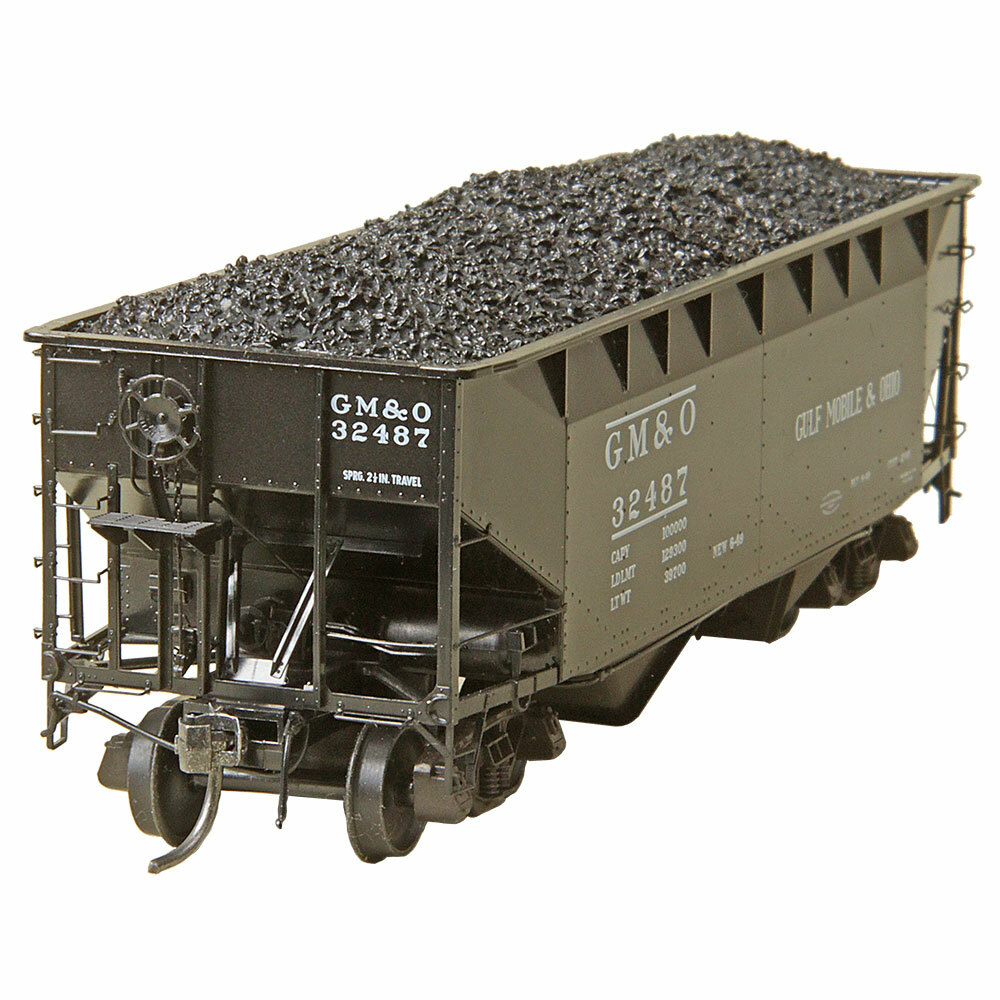 Kadee 7525 HO Scale Gulf, Mobile & Ohio GM&O #32487 - 50 Ton AAR "Standard" 2 Bay Open Hopper