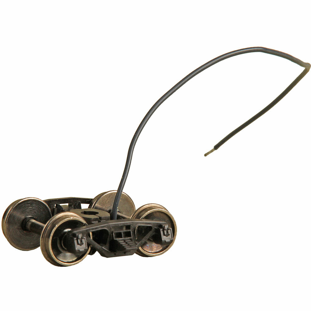 Kadee 590 HO規 Bettendorf 轉向架.附集電