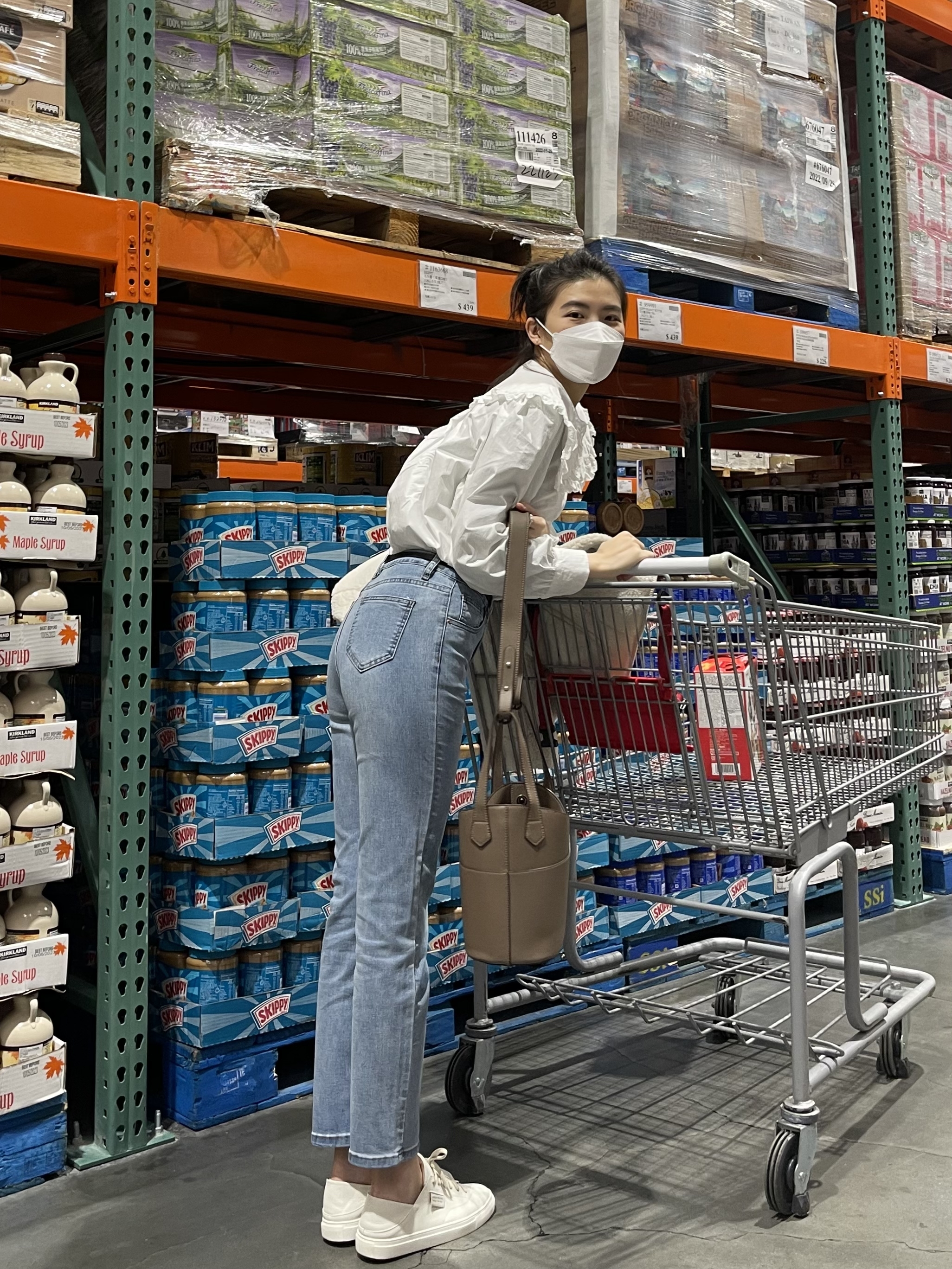 零修圖命定款直筒牛仔褲