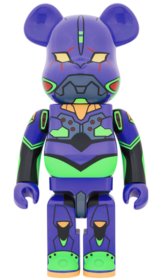 Bearbrick BE@RBRICK 100％ & 400％ 新世紀福音戰士 初號機 (新塗裝版本)