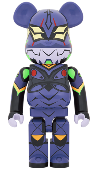Bearbrick BE@RBRICK 100％ & 400％ 新世紀福音戰士 13號機 (新塗裝版本)