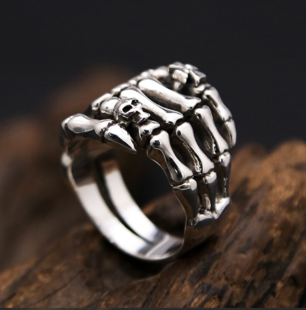 【ACTG005】骷髏鬼爪開口設計戒指