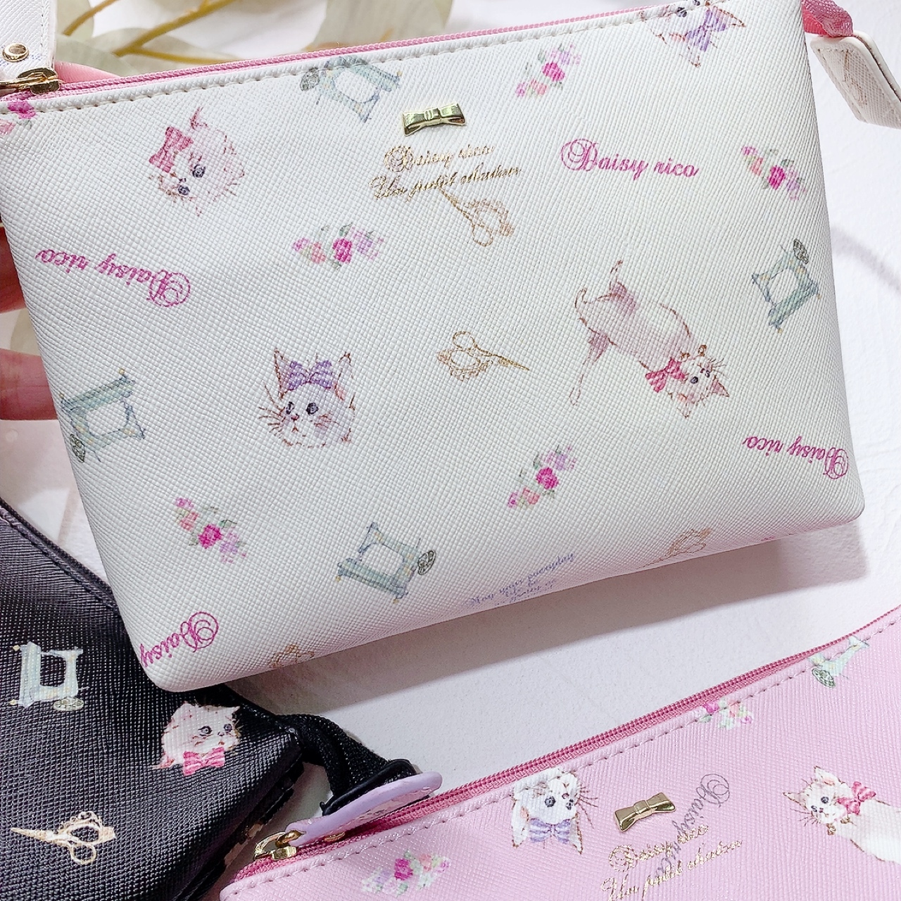 Daisy Rico日本Mimi 雙層化妝雜物袋