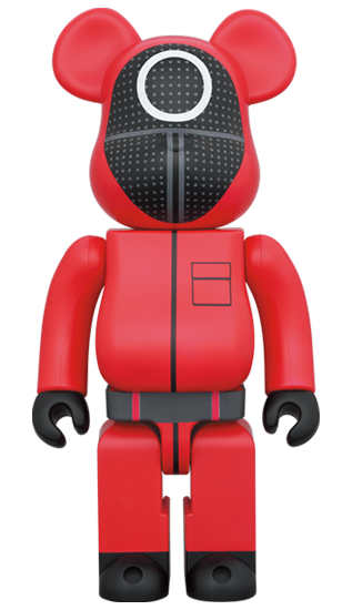 Bearbrick BE@RBRICK 100％ & 400％ 魷魚遊戲 工作人員 ○