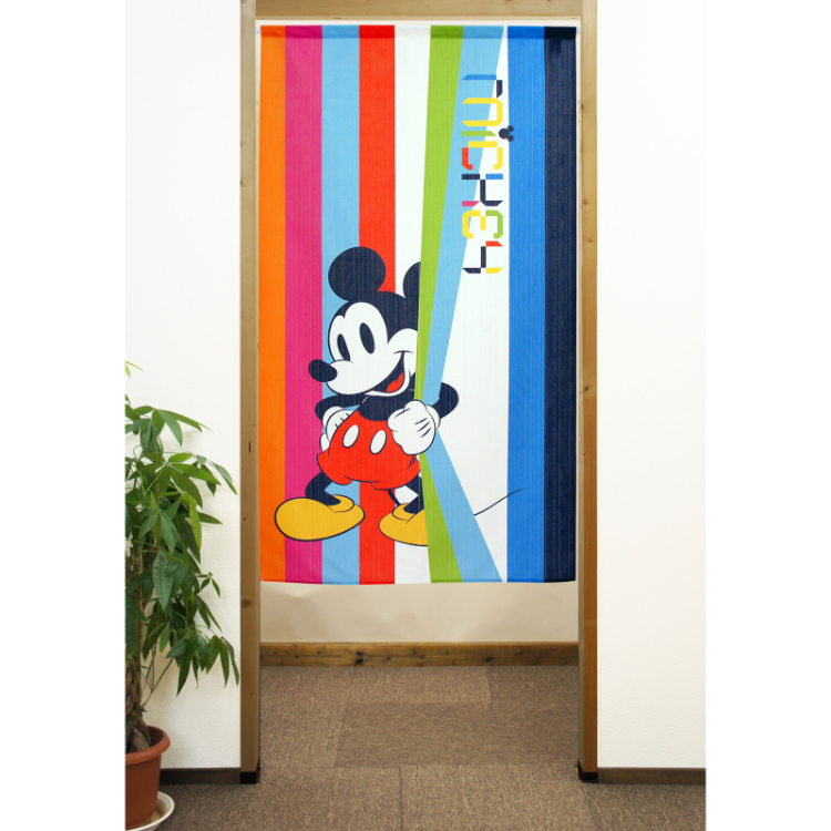 迪士尼米奇老鼠門簾 85 x 150 cm 七彩米奇 #CM22D-95696