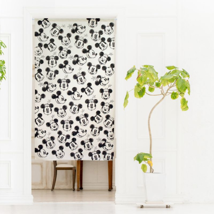 迪士尼米奇老鼠門簾 85 x 150 cm 米奇臉 #CM22D-95700