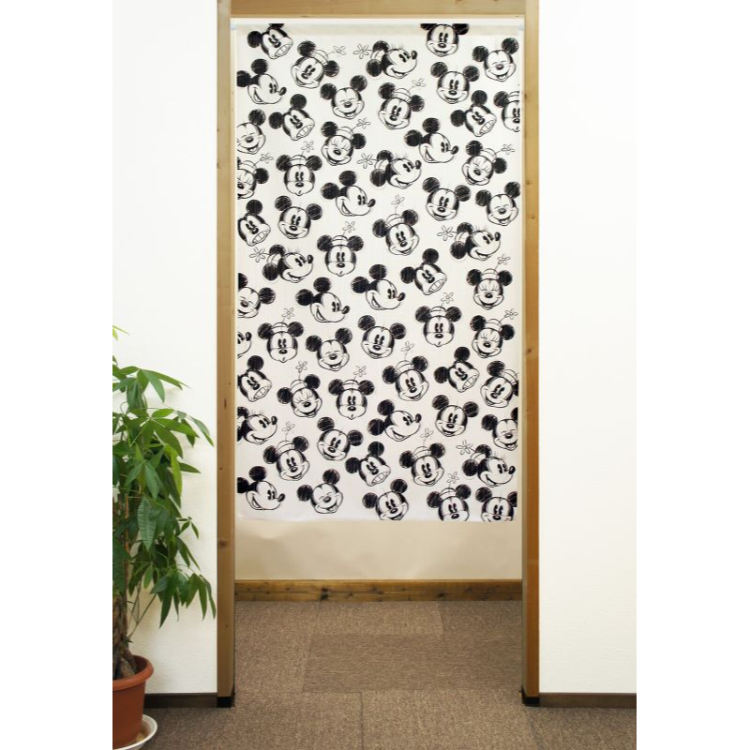 迪士尼米奇老鼠門簾 85 x 150 cm 米奇臉 #CM22D-95700