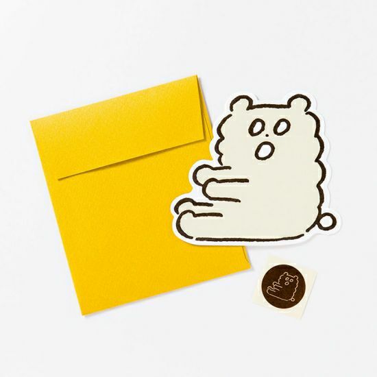 AIUEO x 但馬屋咖啡 造型卡片 萬用卡片 賀卡 /日本 KUMA CAFE