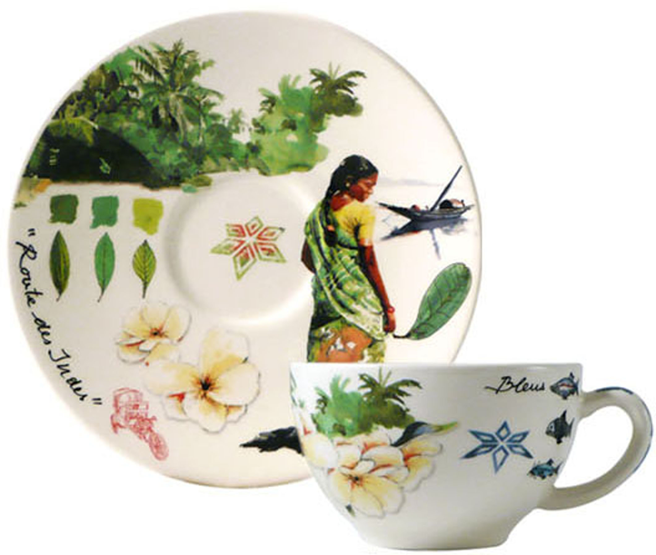 Tea Cup & Saucer (Set of 2)