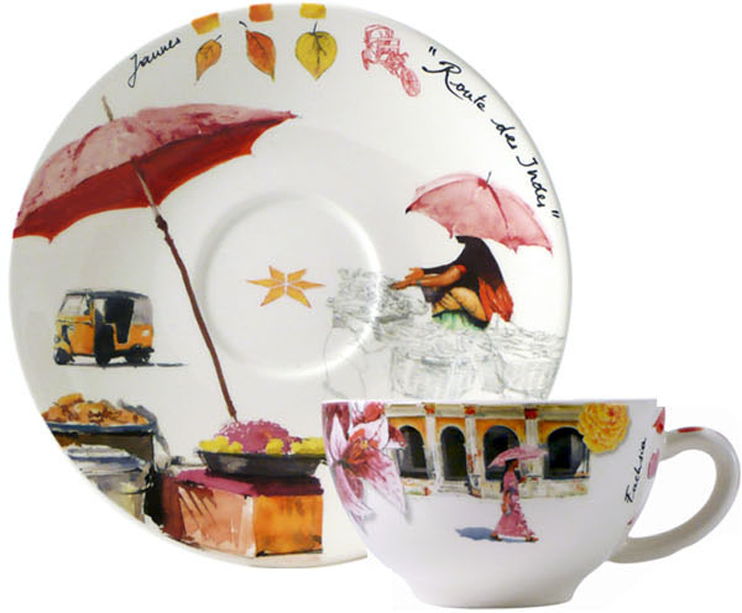 Breakfast Cup & Saucer (Set of 2)