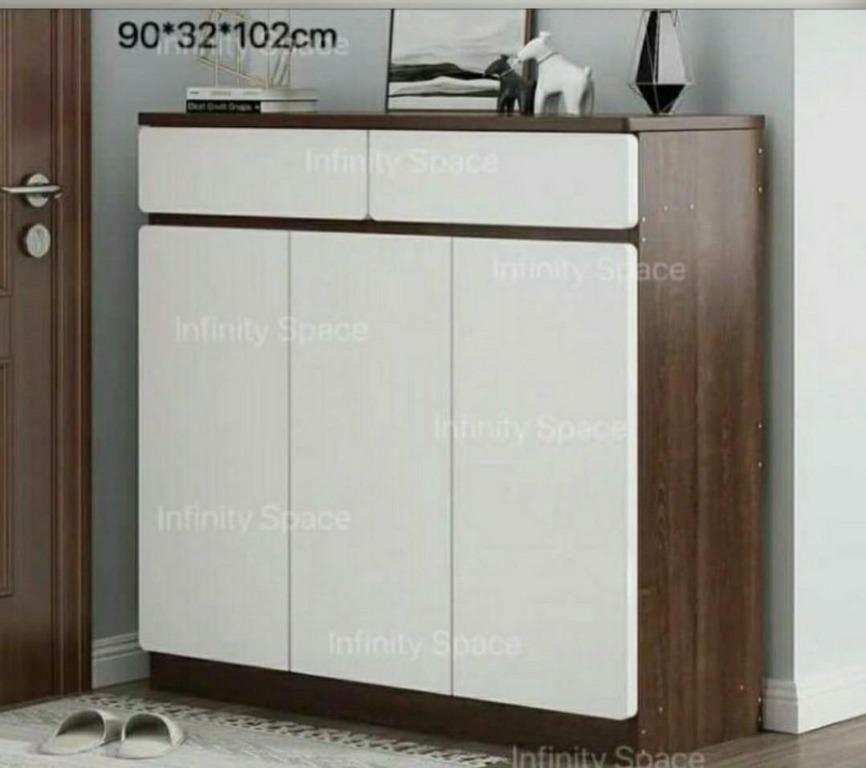 D2266 高質實木腳鞋櫃