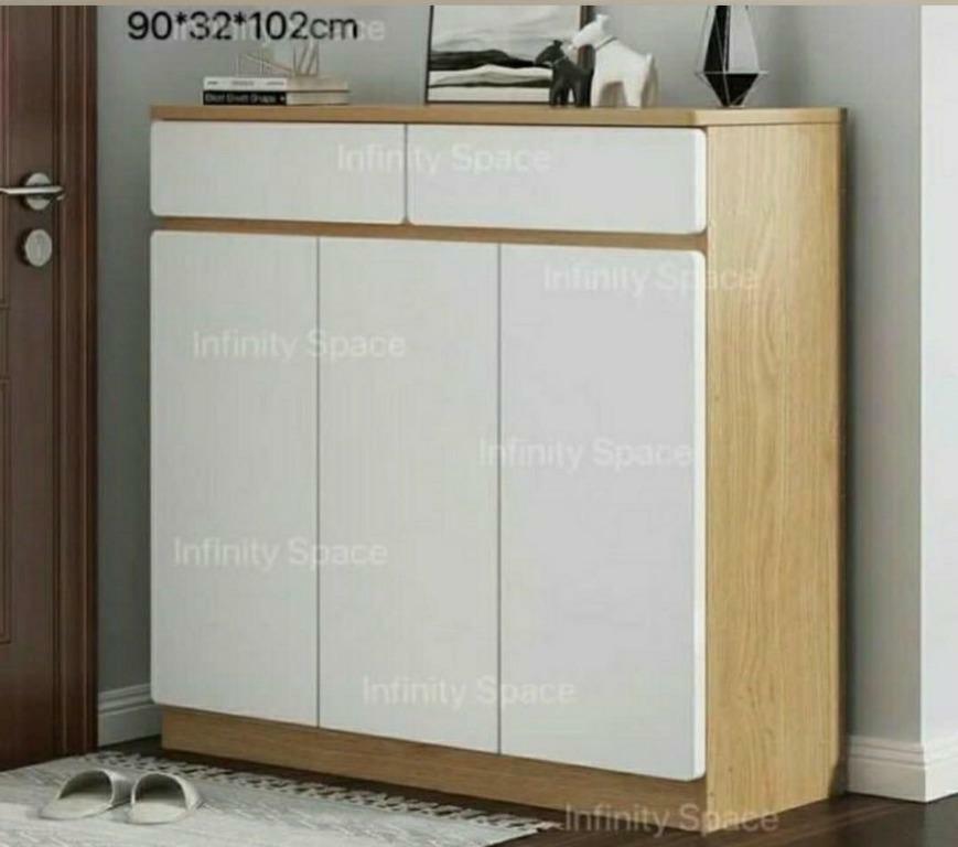 D2266 高質實木腳鞋櫃