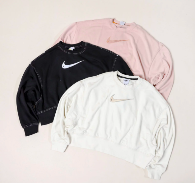Nike Swoosh 短身版 大學T Logo Sweatshirt