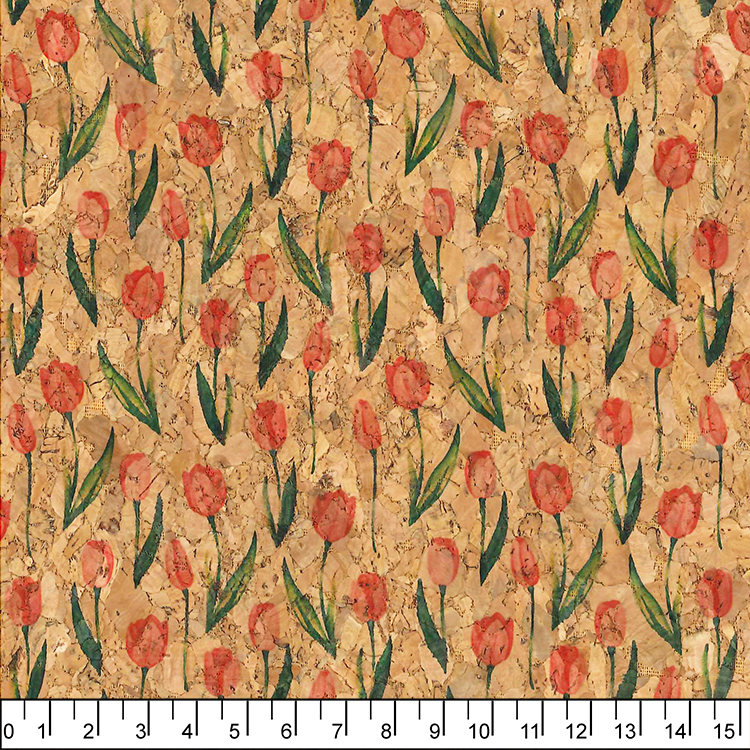 軟木壓紋布料-024