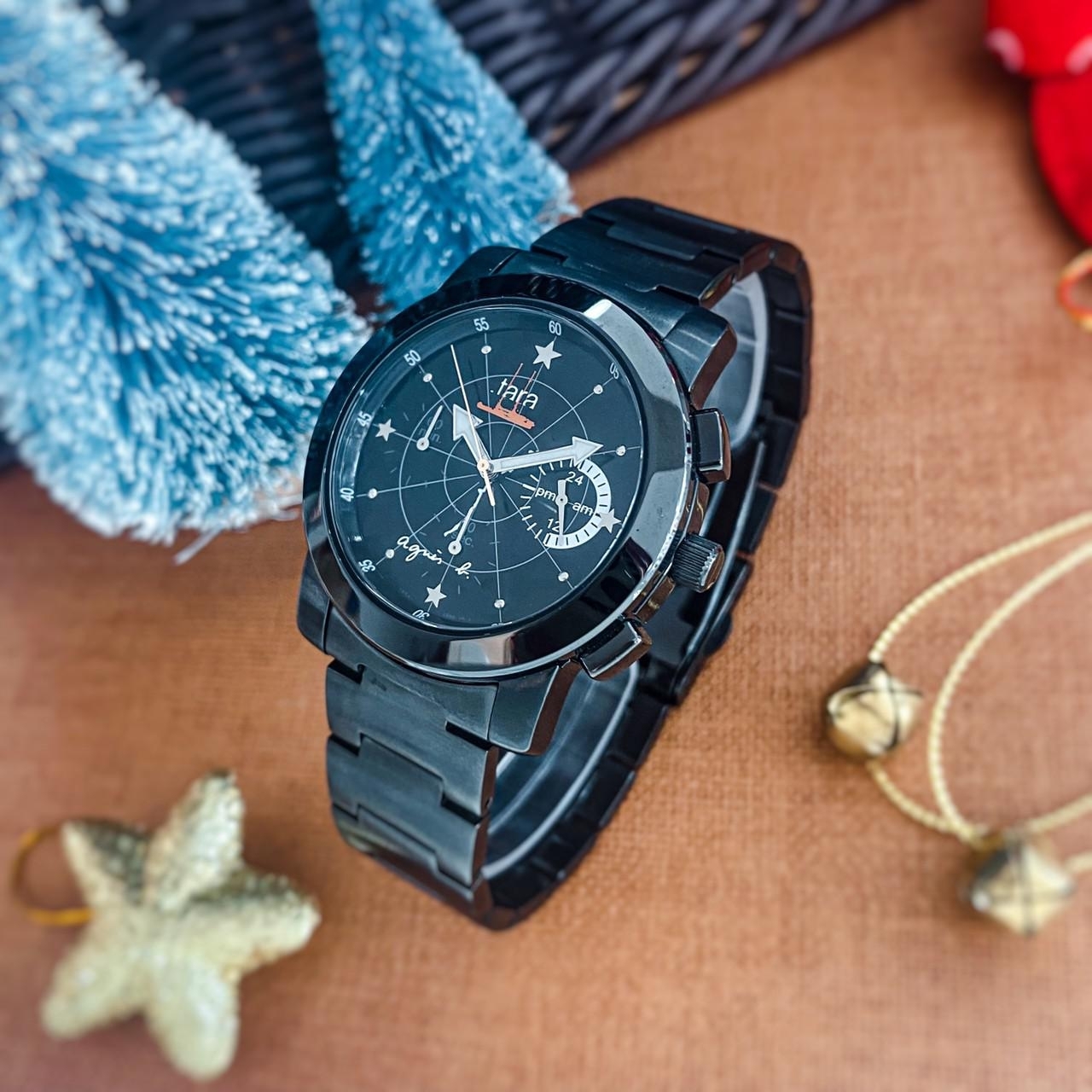 【agnès b.】Tara限量紀念錶款 V654-0AG0K 43mm  現代鐘錶