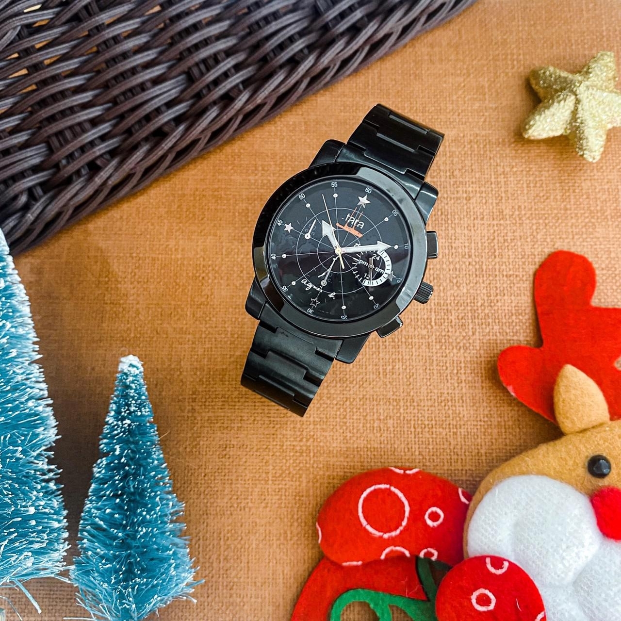 【agnès b.】Tara限量紀念錶款 V654-0AG0K 43mm  現代鐘錶