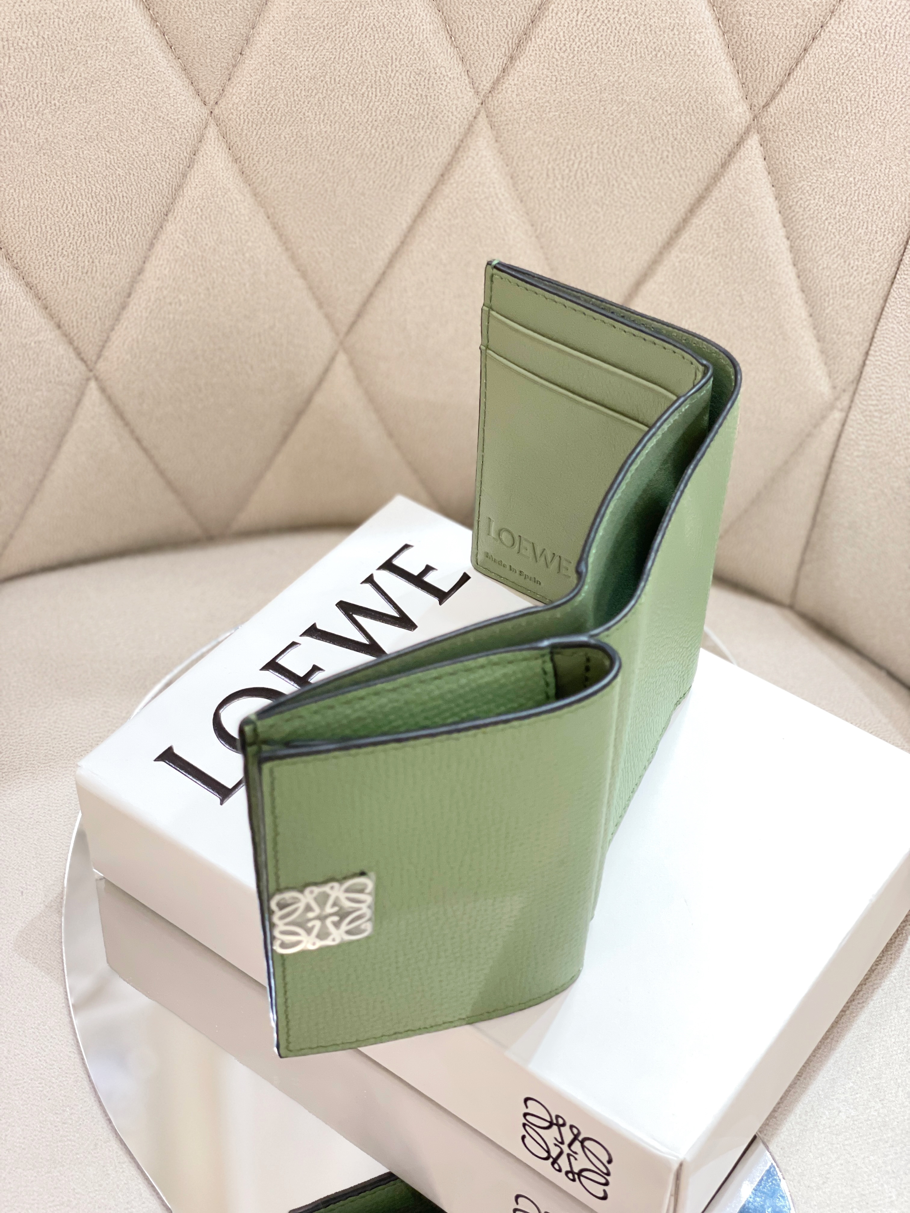 LOEWE Anagram Trifold Wallet