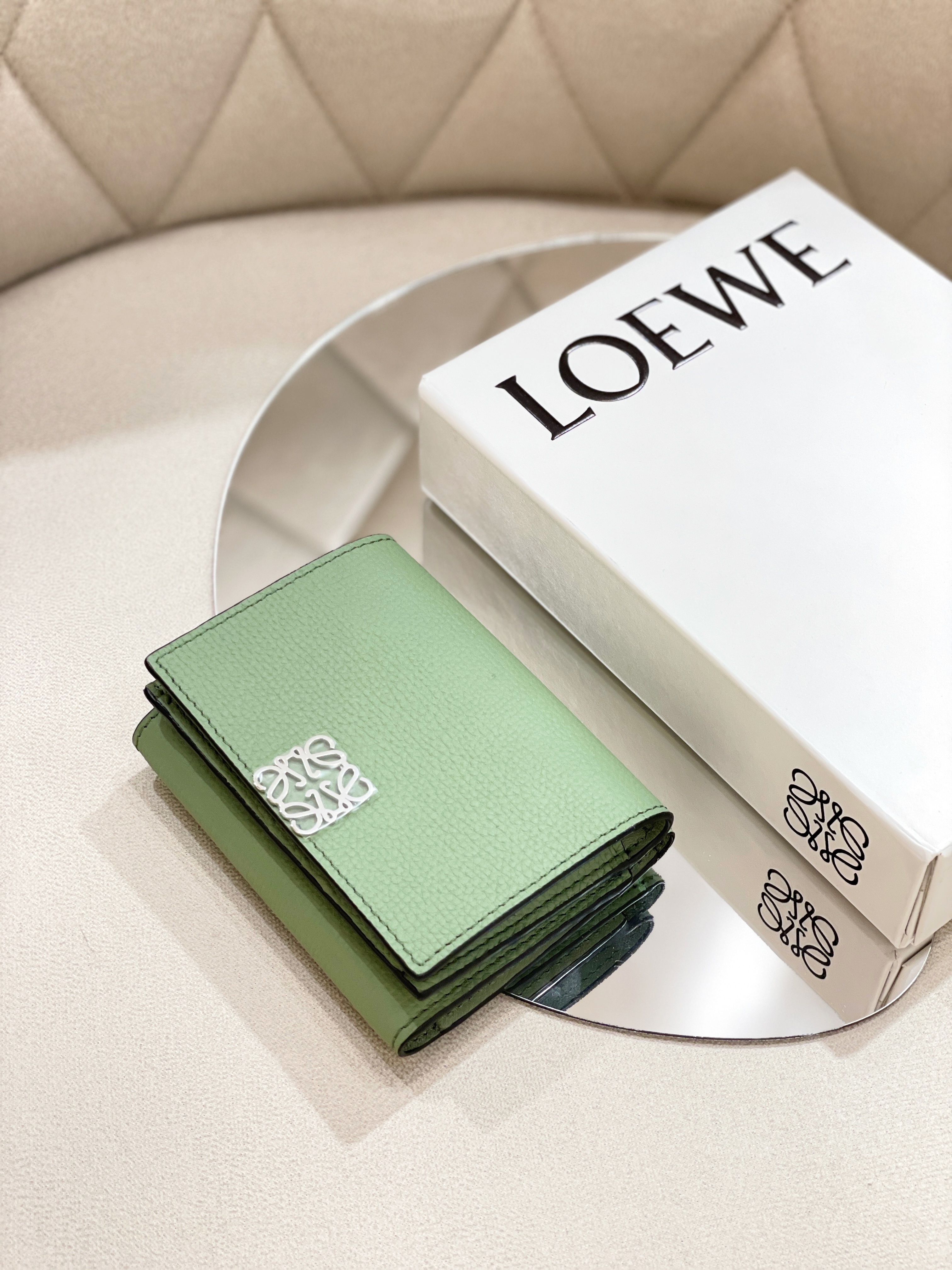 LOEWE Anagram Trifold Wallet
