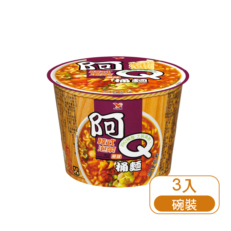 【統一】阿Q韓式泡菜 (3入/碗)