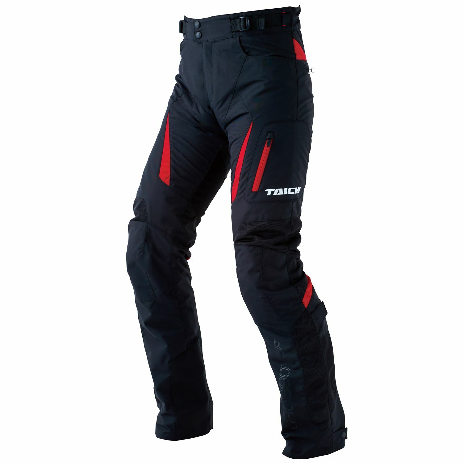 TAICHI RSY256 BLACK/RED 黑紅 休閒 防摔褲 車褲