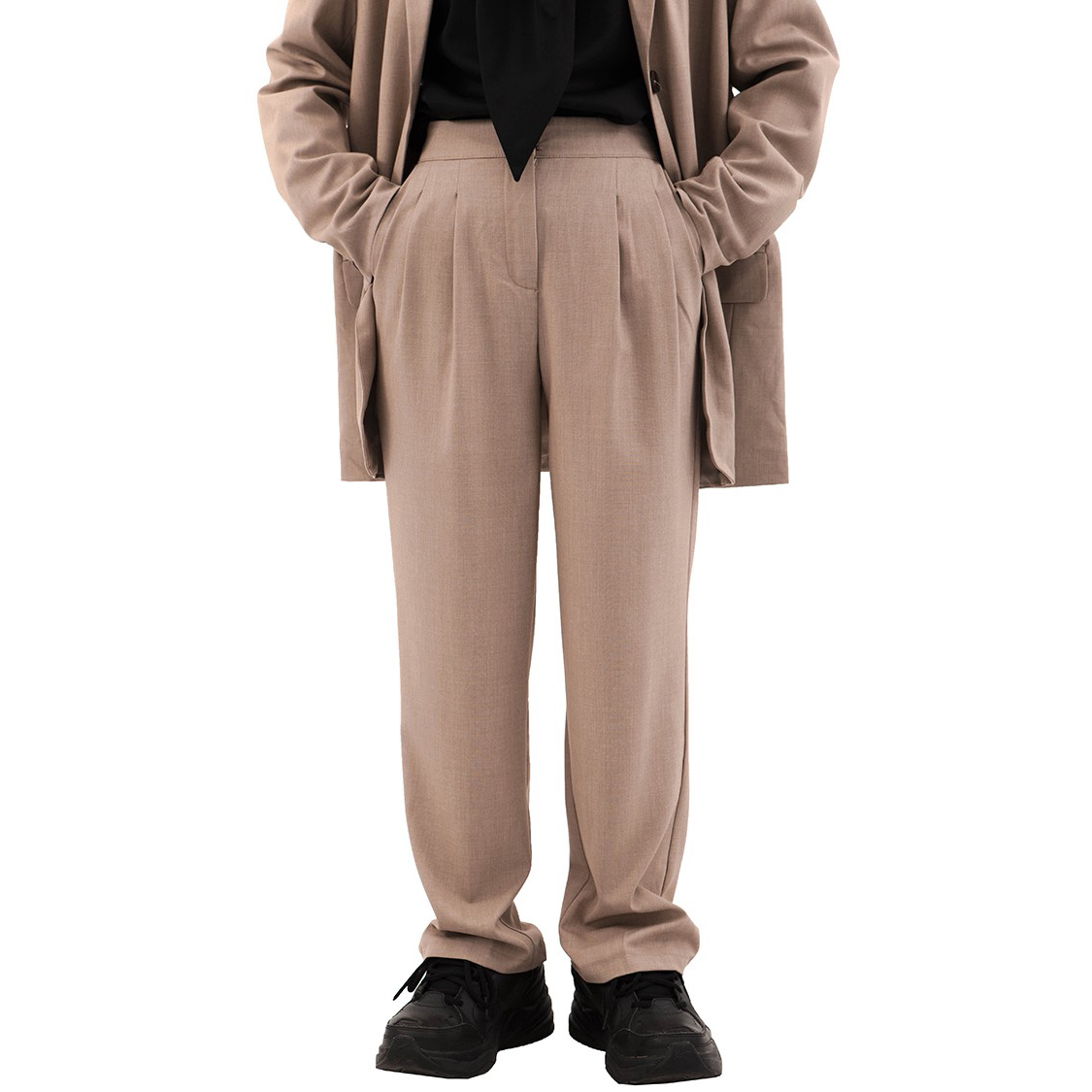 棉麻西裝長褲(-15%)