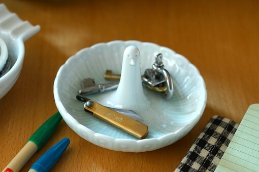 白山陶器鳥類 環形盤、堅果盤二種盤型