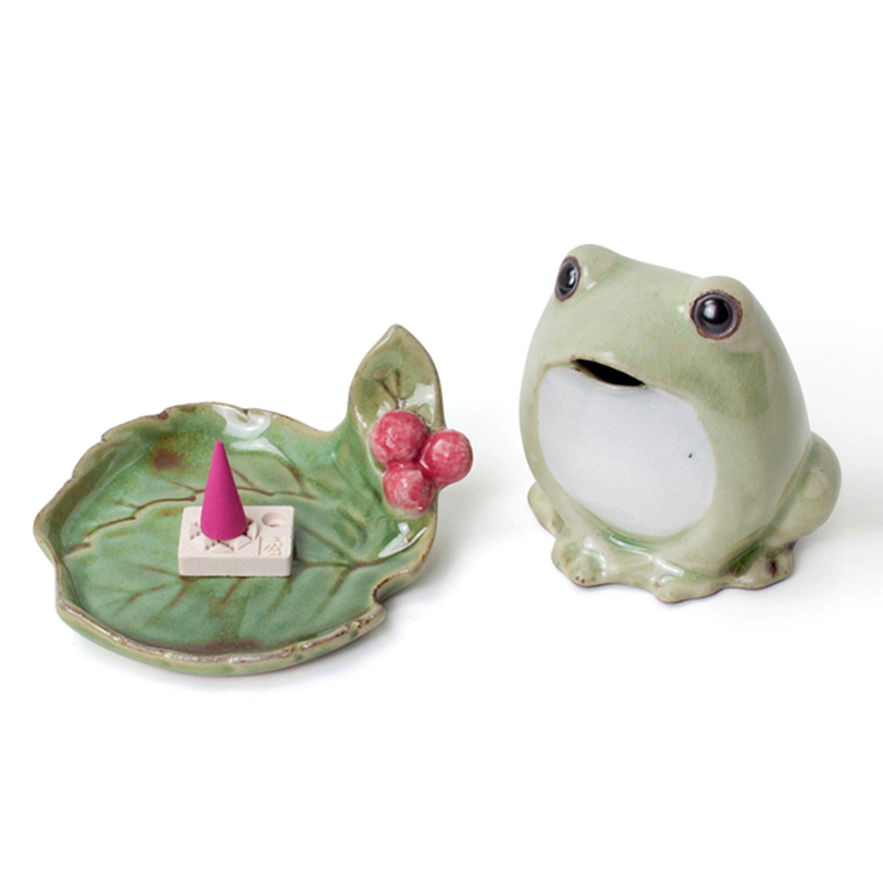 日本松榮堂 麗香爐 小青蛙