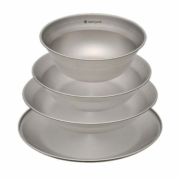 Snow Peak Tableware Set L 不鏽鋼餐盤4件裝 TW021
