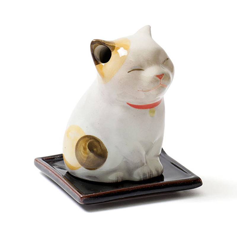 日本松榮堂 麗香爐 貓兒