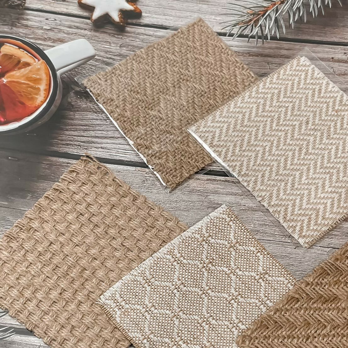 美甲拍照道具麻布