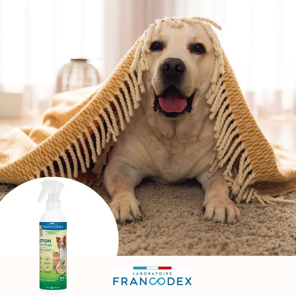 Francodex 貓狗合用 驅蝨噴霧 250ml（美容護理）