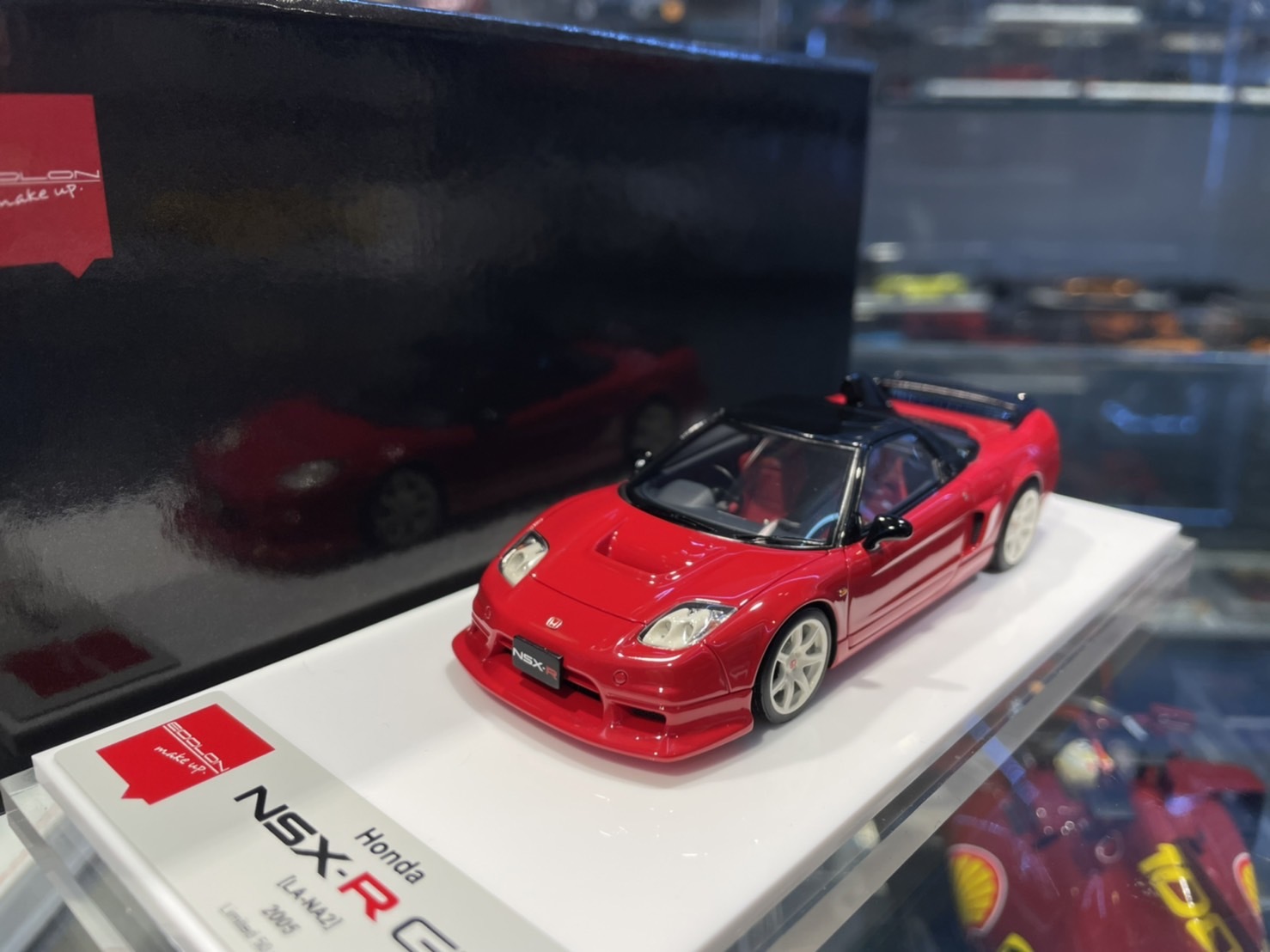 MakeUp EM391B Honda NSX-R GT NA2 2005 Red 1/43 (Resin)