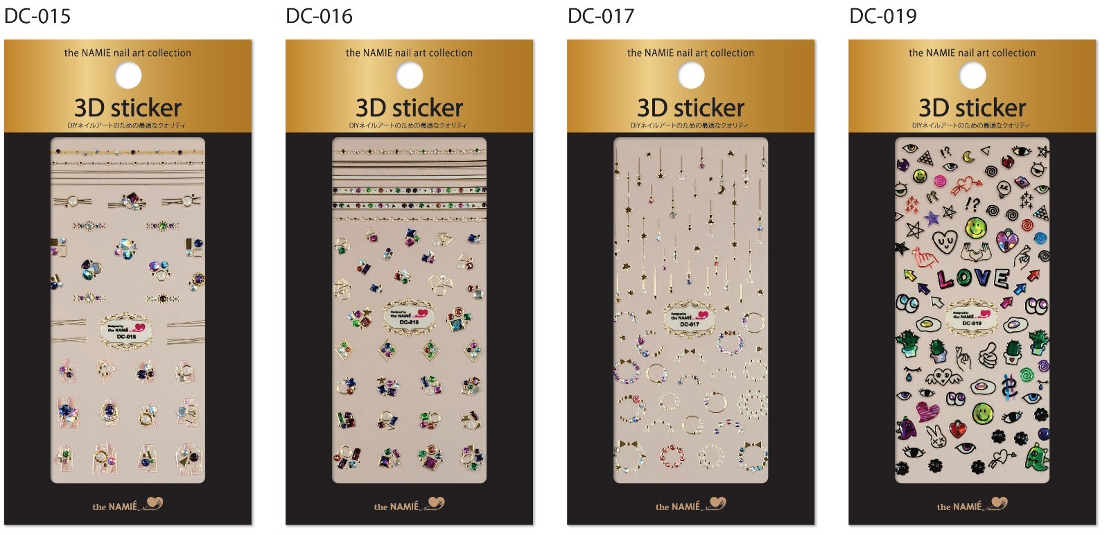 the Namie 3d貼紙 DC-015-019★