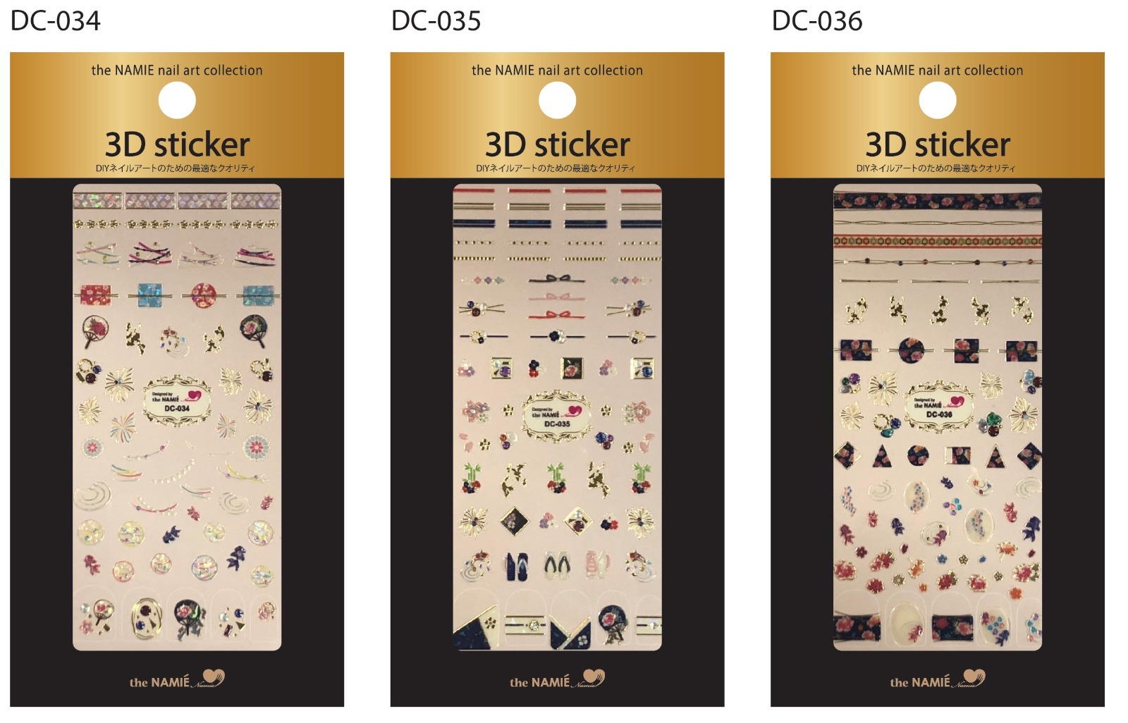 the Namie 3d貼紙 DC-034-036★